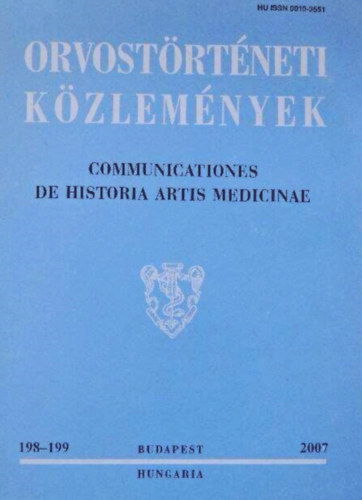 Orvost�rt�neti k�zlem�nyek 198-199, 2007