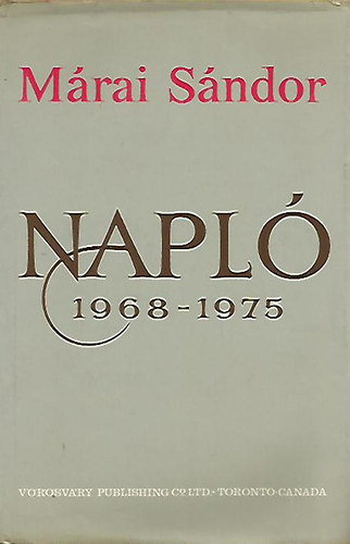 Mrai Sndor - Napl (1968-1975)
