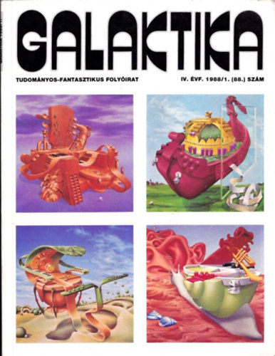 Szil�di J�nos  (f�szerk.) - Galaktika (1988/1-12. Teljes �vfolyam) (lapsz�monk�nt, 12 db)