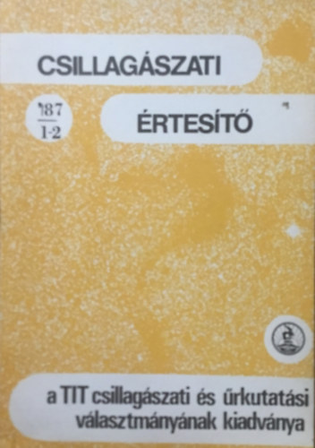 Abonyi-Paál-Tihanyi - Modern kozmológia (Csillagászati értesítő 1987/1-2. szám)