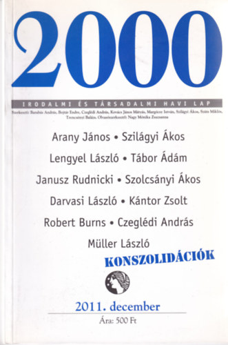2000 Irodalmi s Trsadalmi Havi Lap - 2011. December