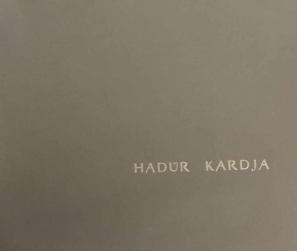 Hadr kardja