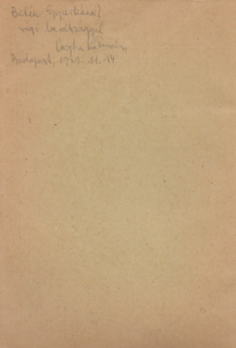 Vargha Kálmán - Dokumentumok Németh László és a Nemzeti Színház kapcsolatáról (Dedikált)