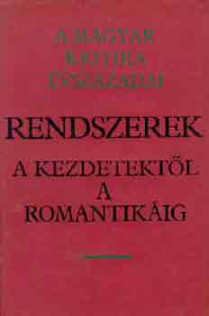 Str Istvn  (szerk.) - Rendszerek a kezdetektl a romantikig I.