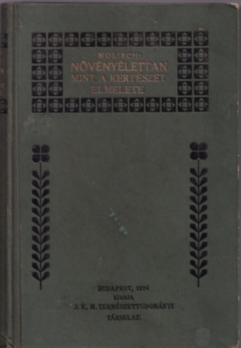 Dr.Molisch Hans - A n�v�ny�lettan mint a kert�szet elm�lete