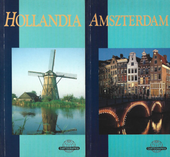 2 db Cartographia tiknyvek, Polly Phillimore: Hollandia, Michael Leech: Amszterdam