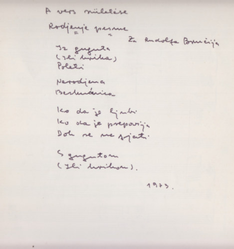 Rudolf Bruci - Valami. Dalciklus Pap J�zsef verseire. (Dedik�lt)