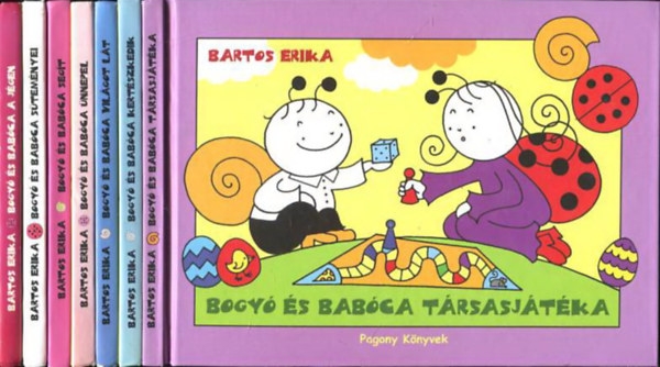 Bartos Erika - Bogyó és Babóca sorozatból 7 db könyv