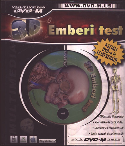 3D Emberi test + ajndk DVD-M