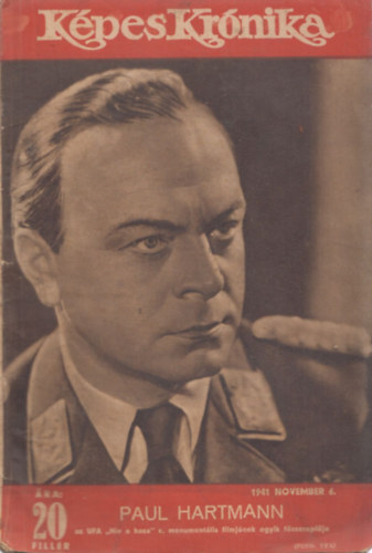Dr. Berkes R�bert - K�pes Kr�nika 1941. november 6. (Irodalmi, m�v�szeti, sz�nh�zi, t�rsas�gi �s sporthetilap)