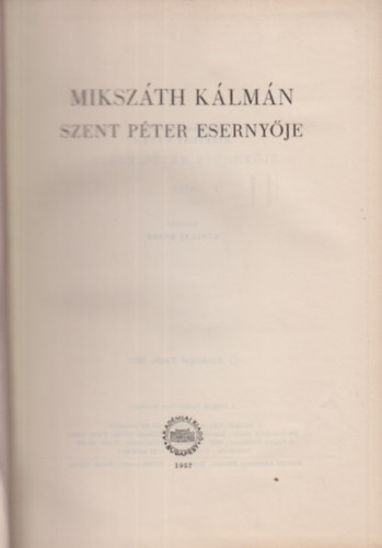 Mikszth Klmn - Szent Pter esernyje