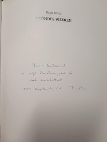 Rcz Istvn - Csndes vizeken