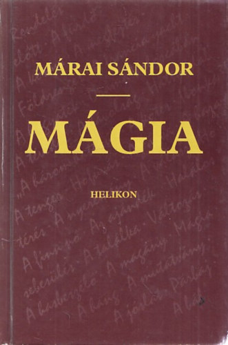 M�rai S�ndor - M�gia