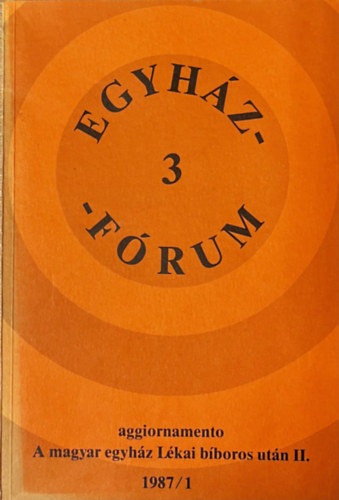 Egyházfórum 3. - 1987/1