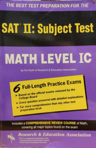 Dr. M. Fogiel - The Best Test Preparation for the SAT* II: Subject Test - Math Level IC
