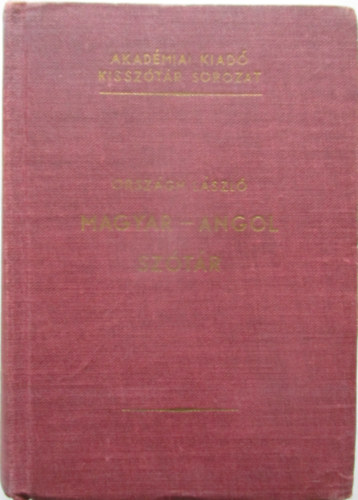 Országh László - Magyar-angol szótár