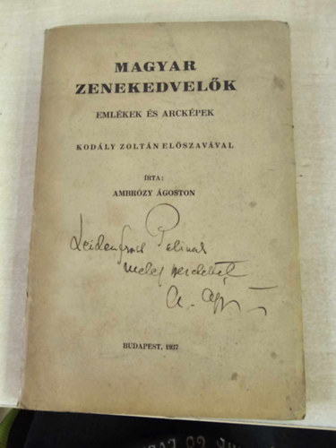 Ambrczy goston - Magyar zenekedvelk