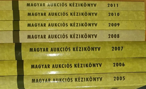 Csnyi Beta s Lovas Dniel  (szerk.) - Magyar Aukcis kziknyv 2005-2011 (7 ktet)