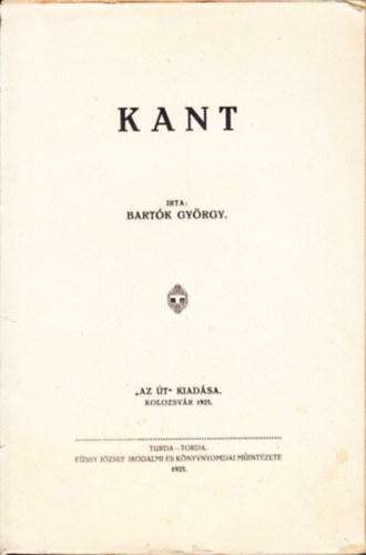 Bart�k Gy�rgy - Kant