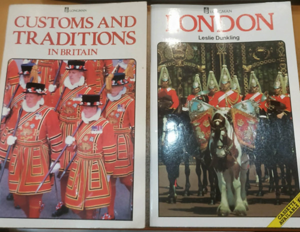 Stephen Rabley, Leslie Dunkling - 2 db Longman: Customs and Traditions in Britain + London