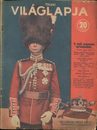 Tolnai Vil�glapja XXXVIII. �vfolyam, 6. sz�m Budapest, 1936. febru�r 5.