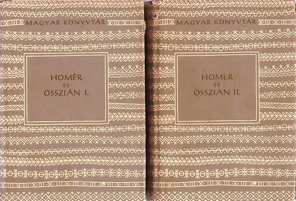 Vargha Balázs - Homér és Osszián I-II.