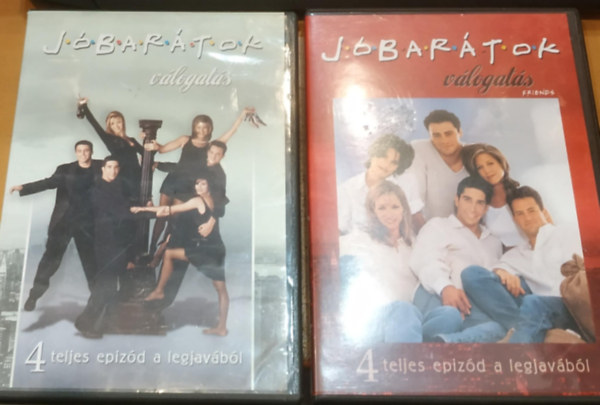 David Schwimmer Jennifer Aniston - 2 db Jóbarátok válogatás 4 teljes epizód a legjavából (2 DVD)