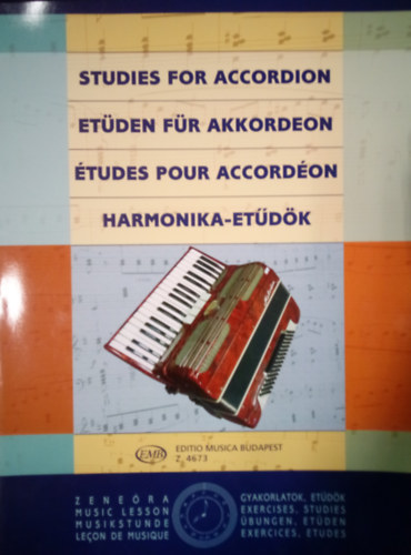 Bart�k Karola - Harmonika-et�d�k / Studies for accordion / Et�den f�r akkordeon / �t�des pour accord�on