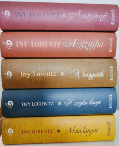 Iny Lorentz - 5db Iny Lorentz könyv: A vándorszajha 1-5. Teljes sorozat. / A várúrnő / A szajha / A hagyaték / A szajha lánya / A bűn lányai /