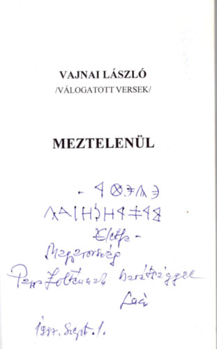 z Vajnai Lszl - Meztelenl- vlogatott veresek dediklt