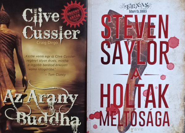 Clive Cussler Steven Saylor - A holtak mltsga + Az Arany Buddha (2 m)