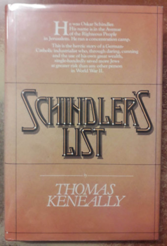 Thomas Keneally - Schindler's list