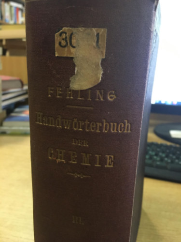 Hermann Fehling - Neues Handw�rterbuch der Chemie III.