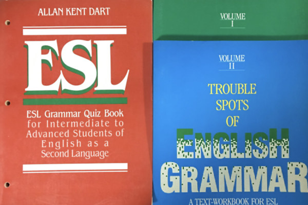 Mary Jane Cook - Allan Kent Dart - Trouble Spots of English Grammar - A Text-Workbookfor ESL I.-II. + ESL Grammar Quiz Book for Intermediate to Advanced Students of English as a Second Language (3 ktet)