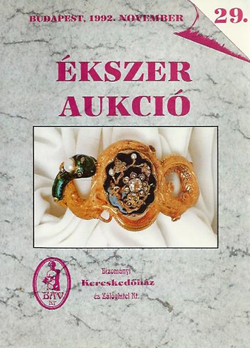 BV: 29. kszer aukci 1992. november