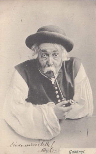 Gabányi Árpád színész (képeslap)