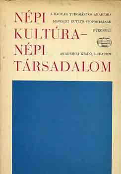 Ortutay Gyula  (Fszerk.) - Npi kultra-npi trsadalom VIII.
