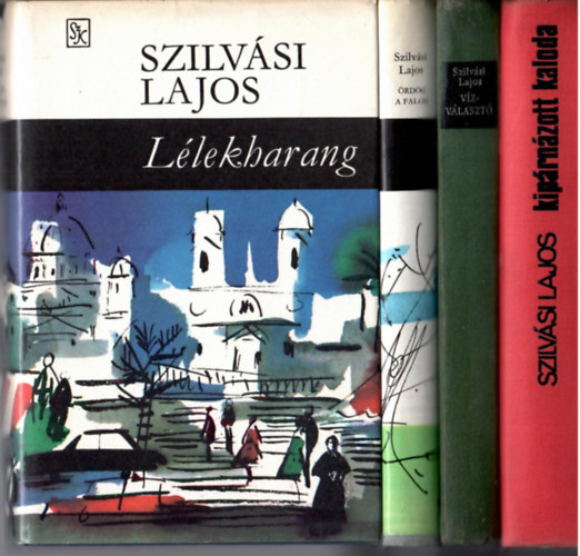Szilv�si Lajos - 4 db Szilv�si-k�nyv:L�lekharang + �rd�g a falon + V�zv�laszt� + Kip�rn�zott kaloda