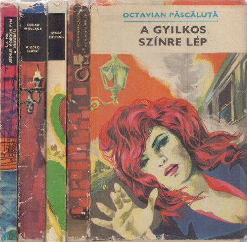 A gyilkos sznre lp + A nhai nagy Jonathan Wild r lettrtnete + A zld jsz + Arthur Gordon Pym, a tengersz (4 db)