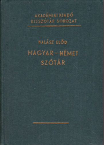 Halsz Eld - Magyar-nmet sztr (Kissztr sorozat)
