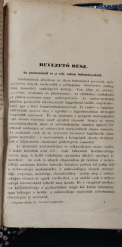 ismeretlen anat�miai k�nyv