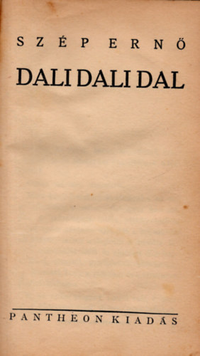 Szp Ern - Dali dali dal (I.kiads)