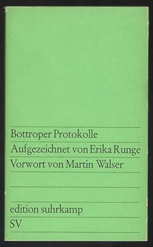 Erika Runge - Bottroper Protokolle
