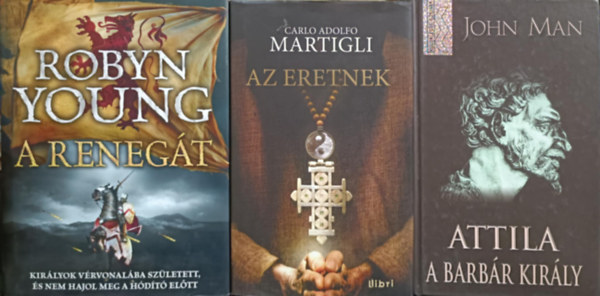 Carlo A. Martigli, John Man Robyn Young - Szórakoztató történelmi könyvcsomag