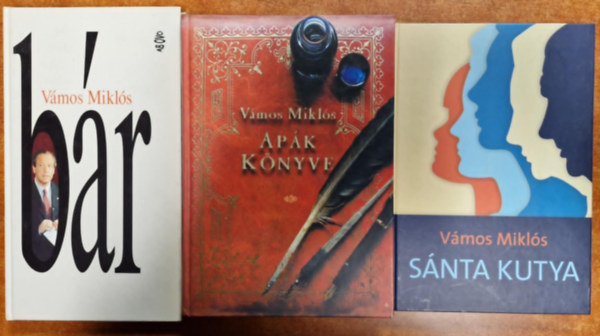 Vmos Mikls - 3 dbVmos Miklstl: Apk knyve, Br,Snta kutya