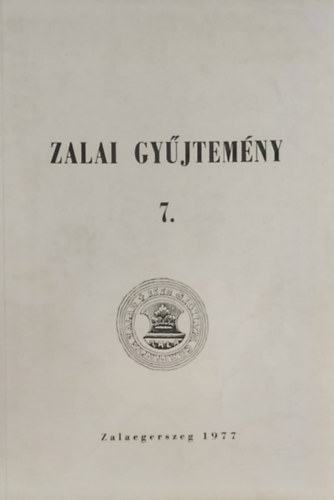 Szentmihlyi Imre - Hets s Lendvavidk nprajzi sajtossgai - Zalai Gyjtemny 7.