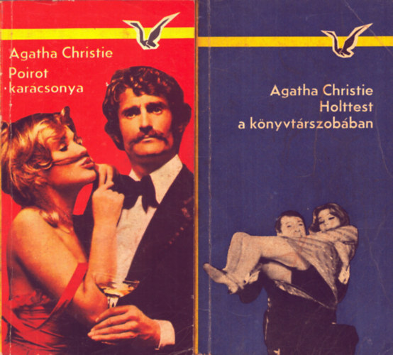 Agatha Christie - 2 db krimi: Holttest a könyvtárszobába+ Poirot karácsonya
