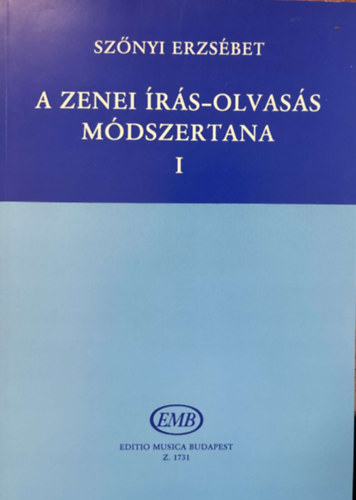 Sznyi Erzsbet - A zenei rs-olvass mdszertana I.