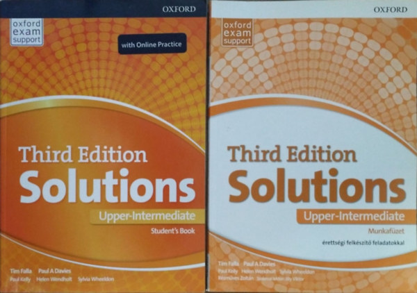 Tim Falla - Paul A Davies - Solutions (Third Edition) - Upper-Intermediate - Student's Book + Munkaf�zet - �retts�gi felk�sz�t� feladatokkal (2 k�tet)