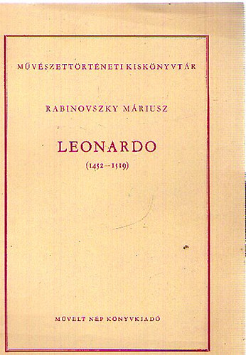 Rabinovszky M�riusz - Leonardo (1452-1519)